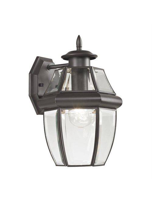 Product image for THO 8601EW/75 ANTIQUE OIL RUBBED BRONZE W CLEAR BEVELED GLASS EXTERIOR DOOR